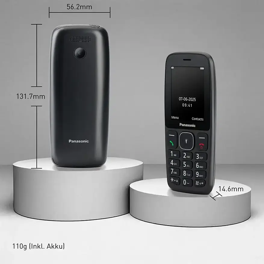 Panasonic представи новия функционален телефон KX-TF400 с рекордно дълга автономна работа