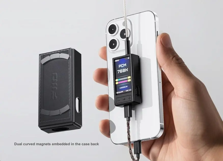 FiiO представя QX13: магнитен DAC усилвател за смартфони с два вида изходи за слушалки