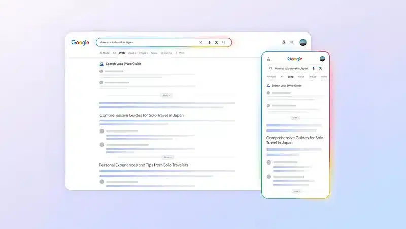Google стартира Web Guide за автоматично ИИ-сортиране на уеб-страниците в резултатите от търсенето
