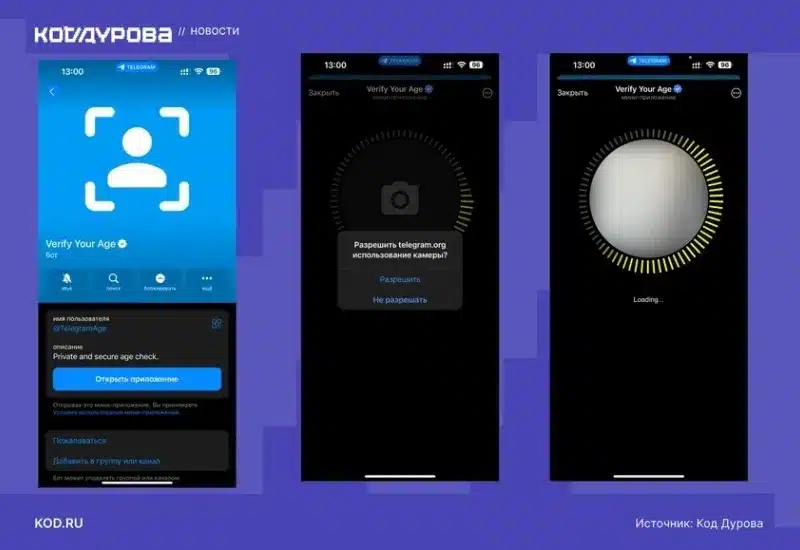 В Telegram бе добавен бот за проверка на възрастта