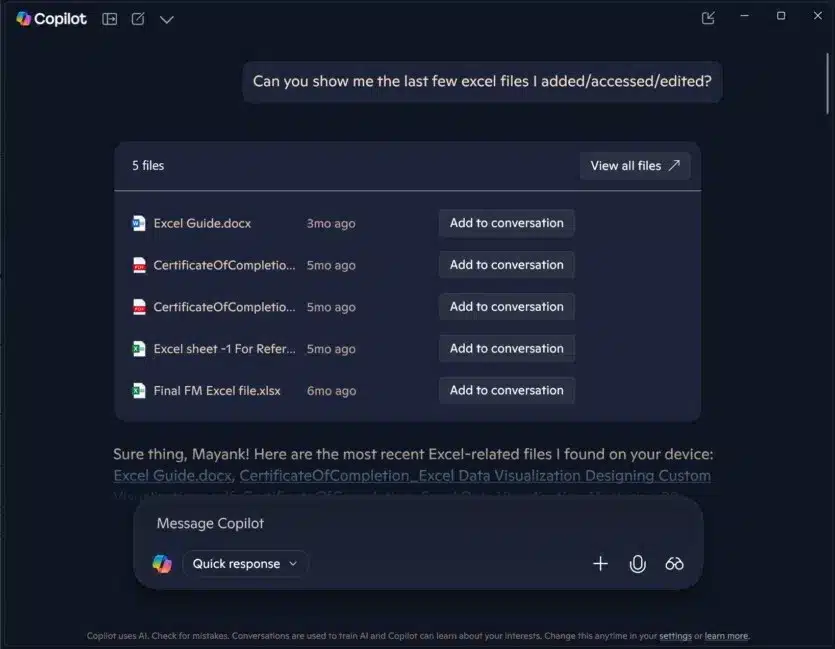 ИИ-помощникът Copilot вече търси файловете на Windows 10 и 11 — по-добре и бързо от Windows Search