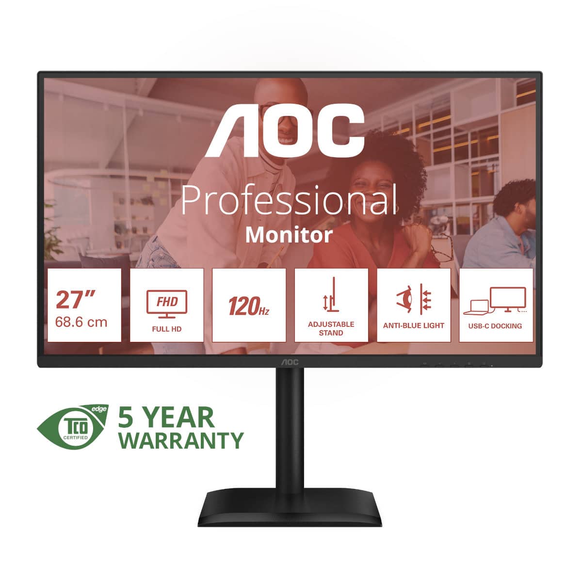Серията Essential E4 на AOC: Проектирана за бизнеса, създадена за планетата