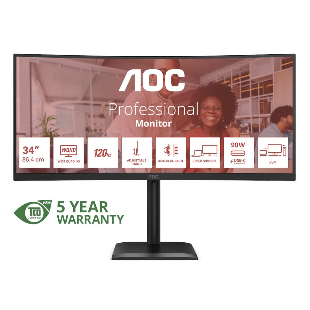 Серията Essential E4 на AOC: Проектирана за бизнеса, създадена за планетата