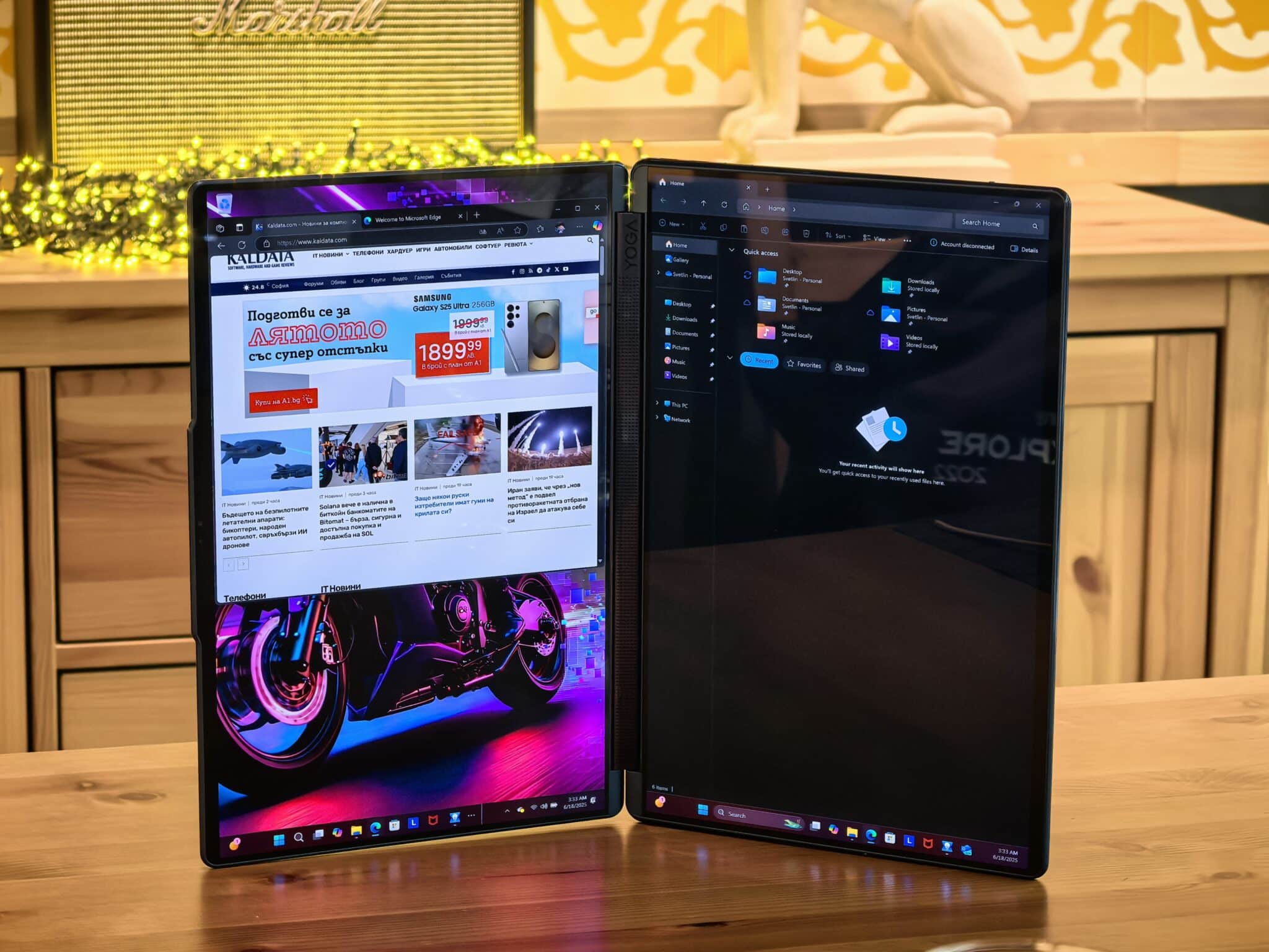 Йога за ума: новото поколение Lenovo Book 9i разтяга границите на възможното