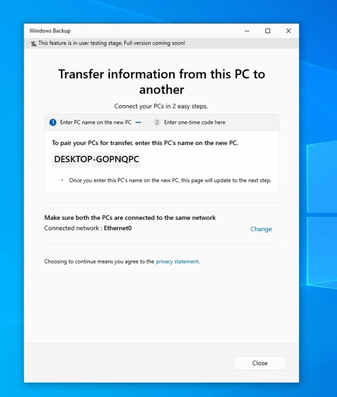 Microsoft пусна нов инструмент за бързо и лесно прехвърляне на данни между компютри с Windows