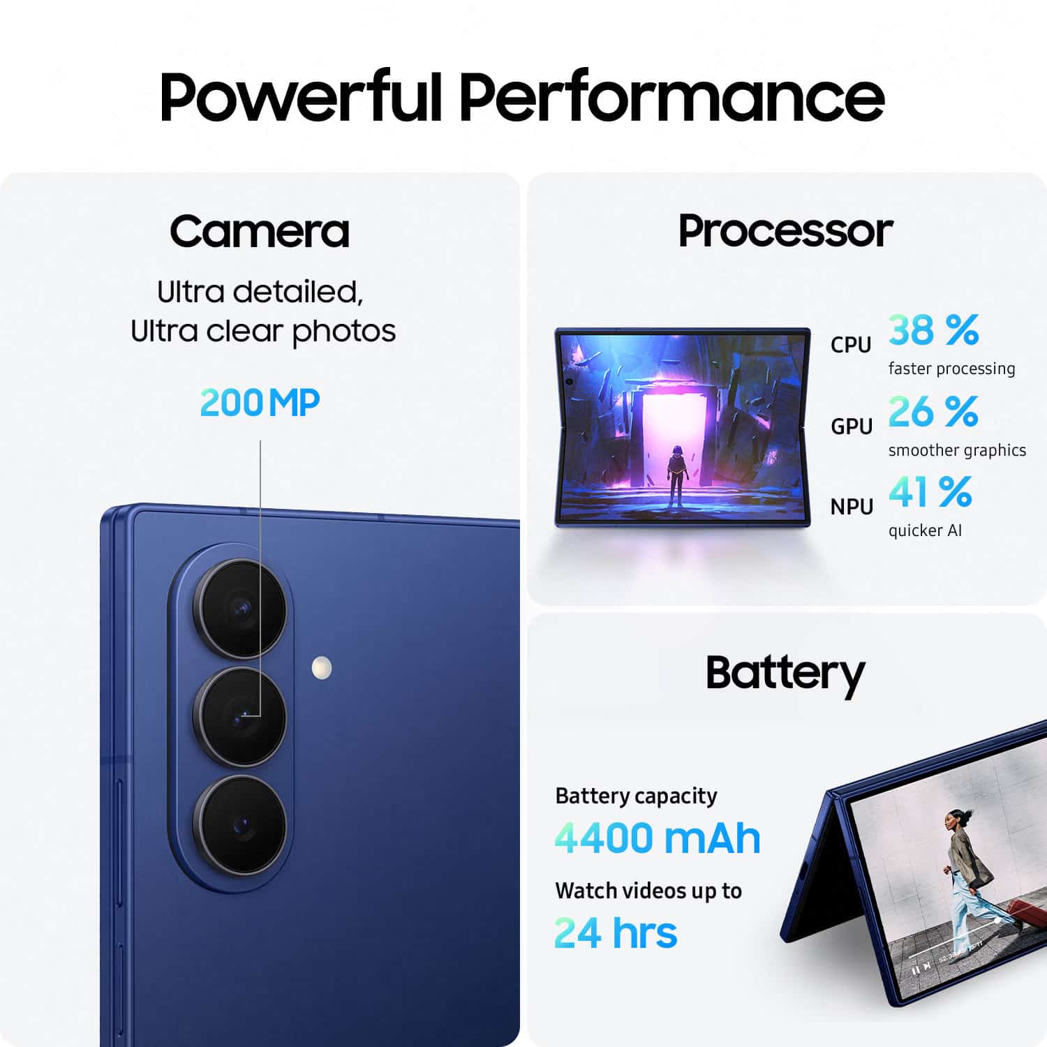 Спецификациите на Galaxy Z Fold7, Z Flip7 и Z Flip7 FE на Samsung са разкрити ден преди представянето