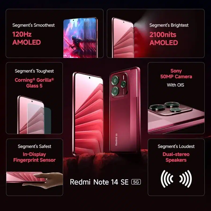Xiaomi обяви смартфона Redmi Note 14 SE с жак за слушалки и 5100 mAh батерия на цена от 3