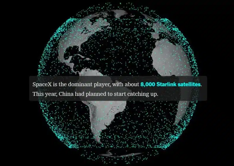 Китай се стреми с всички сили да създаде аналог на Starlink, но засега доста изостава от SpaceX