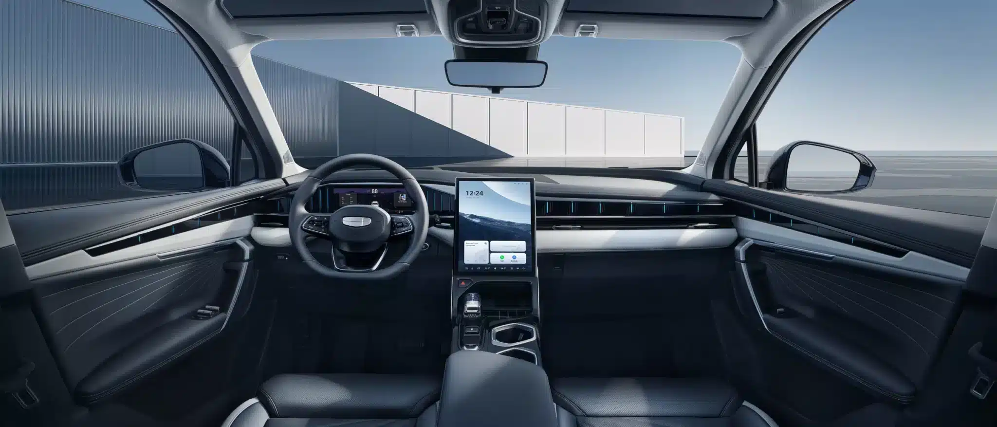 Geely Starray: Изгряваща звезда от Китай, която мисли като смартфон, уверено влиза в завоите, владее магистралата и се движи с лекота в града