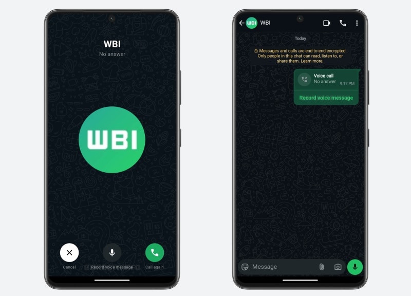 В WhatsApp се появи аналог на гласова поща за пропуснатите повиквания