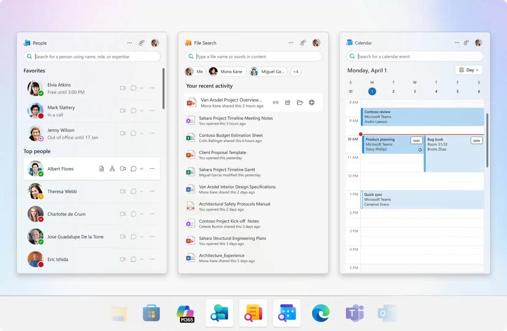 Microsoft пуска мини-приложения на Office за Windows 11 — Зареждат се директно от лентата на задачите
