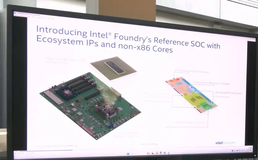 Intel показа ARM чип, работещ по 18A технологичния процес, но след това изтри видеото