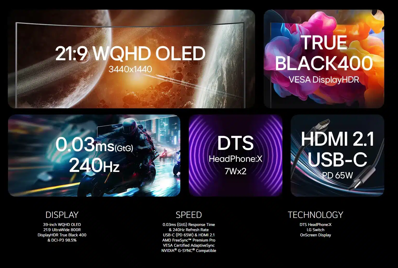 LG пусна на пазара три OLED монитора от серията UltraGear GX9 с размери от 34 до 45 инча и извити екрани