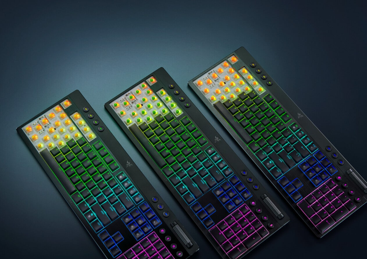 Razer пусна нископрофилни версии на механичните геймърски клавиатури BlackWidow V4 HyperSpeed