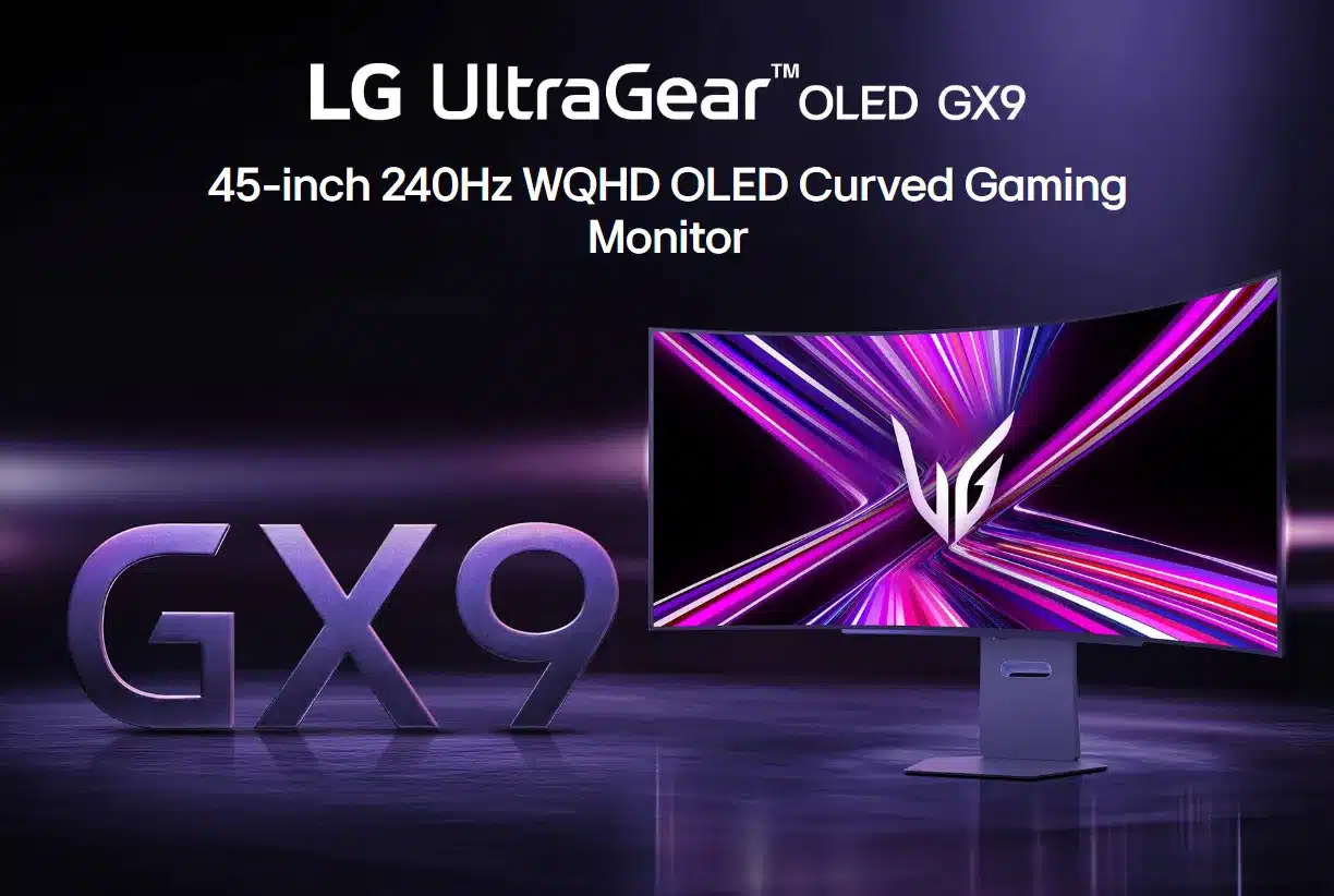 LG пусна на пазара три OLED монитора от серията UltraGear GX9 с размери от 34 до 45 инча и извити екрани