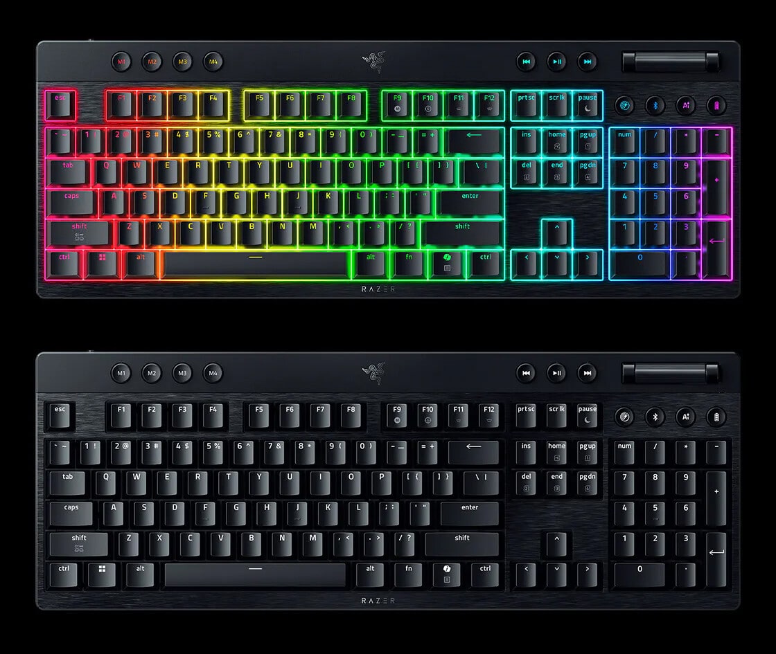 Razer пусна нископрофилни версии на механичните геймърски клавиатури BlackWidow V4 HyperSpeed