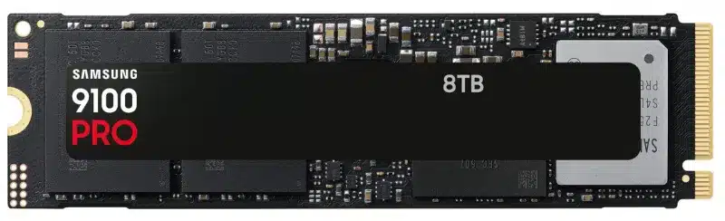 Флагманският SSD диск 9100 Pro на Samsung ще се предлага във версия с капацитет 8TB за 9