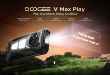 Doogee V Max Play – свръхздрав смартфон с 200MP камера, 20 500 mAh батерия и вграден проектор