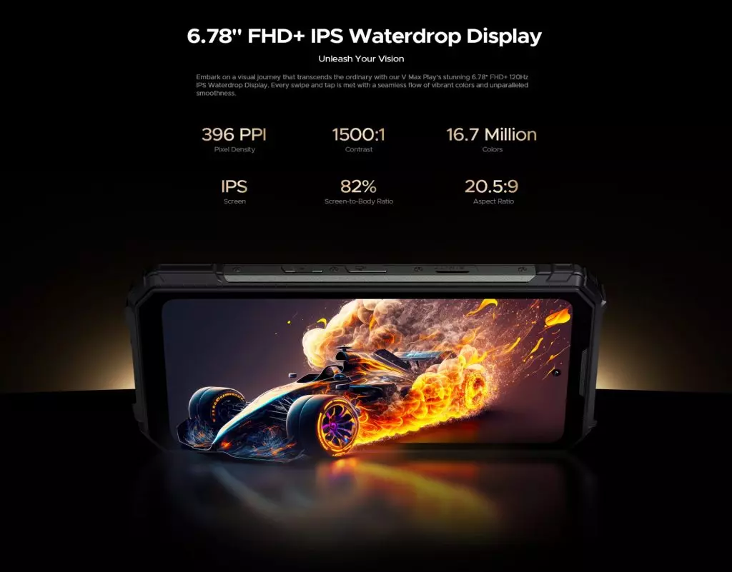 Doogee V Max Play – свръхздрав смартфон с 200MP камера, 20 500 mAh батерия и вграден проектор