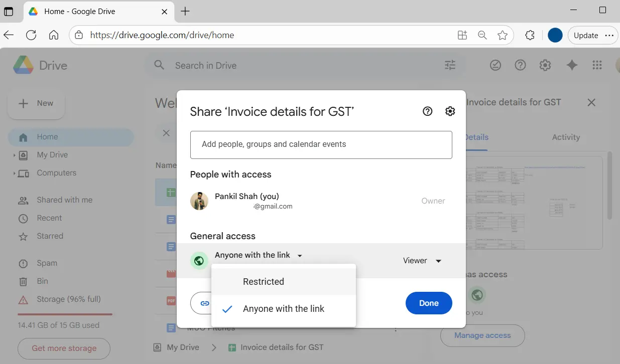 4 настройки за поверителността на Google Drive, които трябва да промените още сега