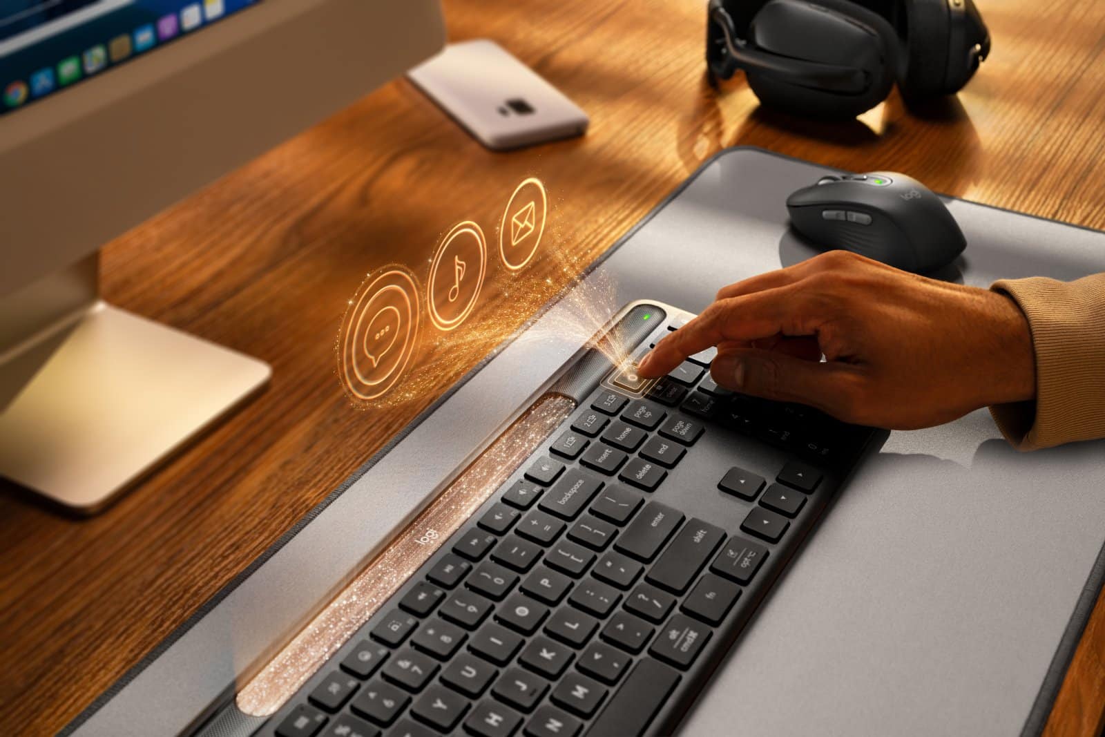 Новата клавиатура Logitech Signature Slim Solar+ K980 работи до 4 месеца без зареждане
