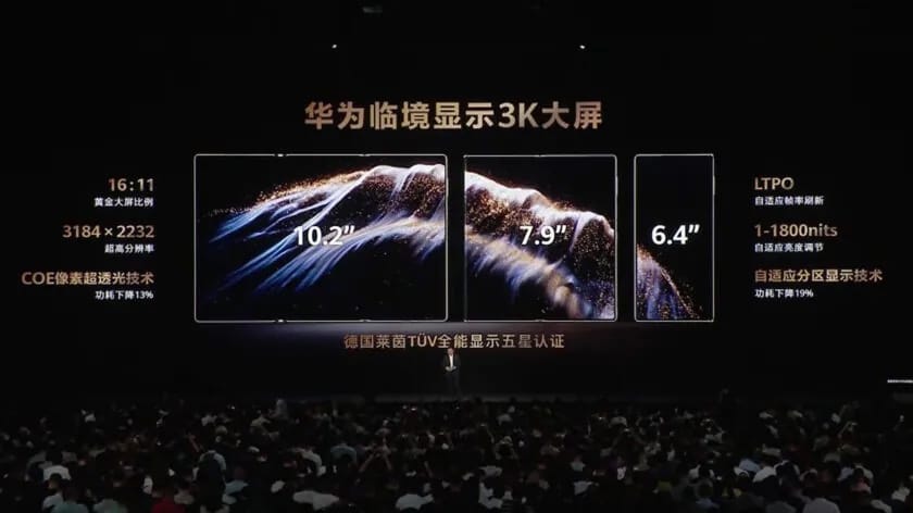 Huawei представи втория в света тройно-сгъваем смартфон – Mate XTs на цена от 2500 долара