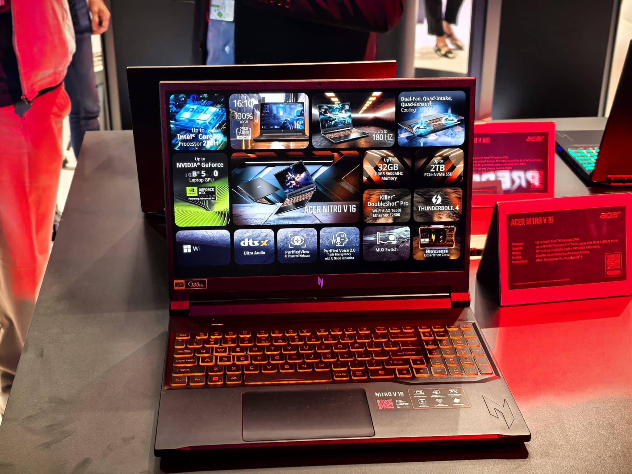 Acer представи геймърските лаптопи Nitro V 16 и Nitro V 16S, задвижвани от Intel Core 9 270H и GeForce RTX 5070