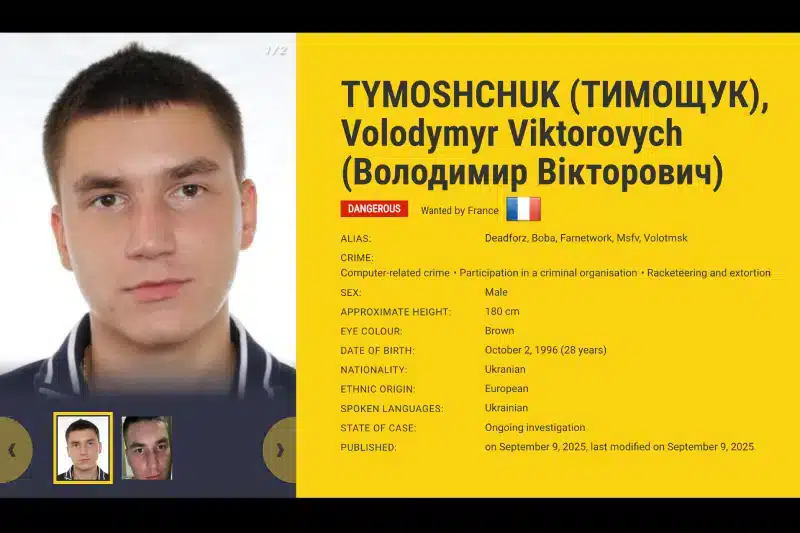 Европол дава милиона за информация относно ръководителя на няколко рансъмуер операции