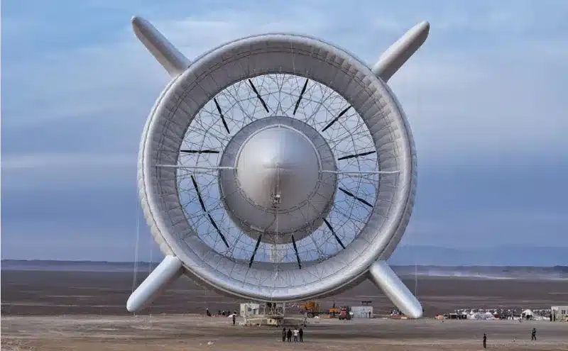 Китай пусна първата летяща вятърна електроцентрала с мощност 1 MW