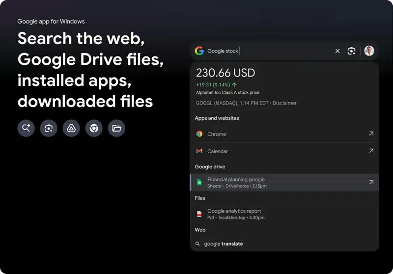 Google представи локална търсачка за компютри с Windows