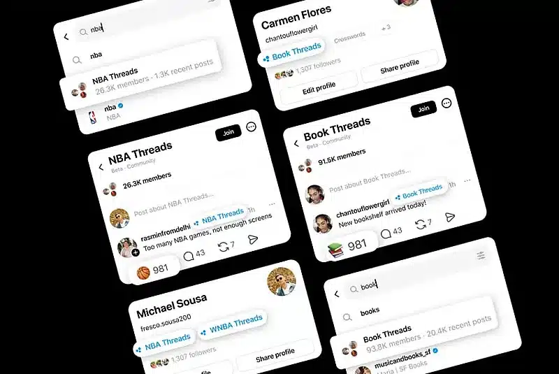 В Threads се появиха „Общности“ за общуване по интереси