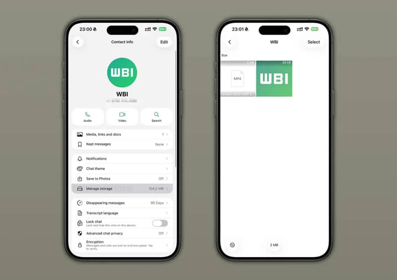 WhatsApp ще добави функция за управление обема на паметта за всеки чат