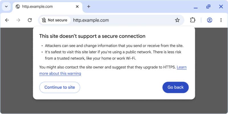 Google Chrome ще започне по подразбиране да използва защитени HTTPS връзки