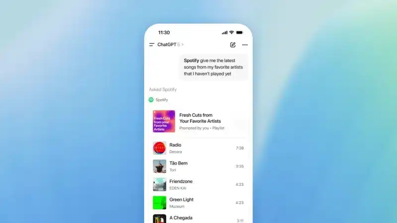 ChatGPT вече може да стартира Spotify, Canva и много други приложения директно в чата