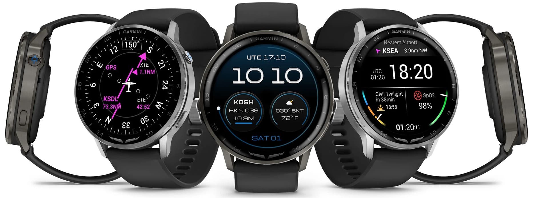 Garmin представи D2 Air X15 – „авиаторски“ смарт часовник с AMOLED дисплей и вградено фенерче за 0