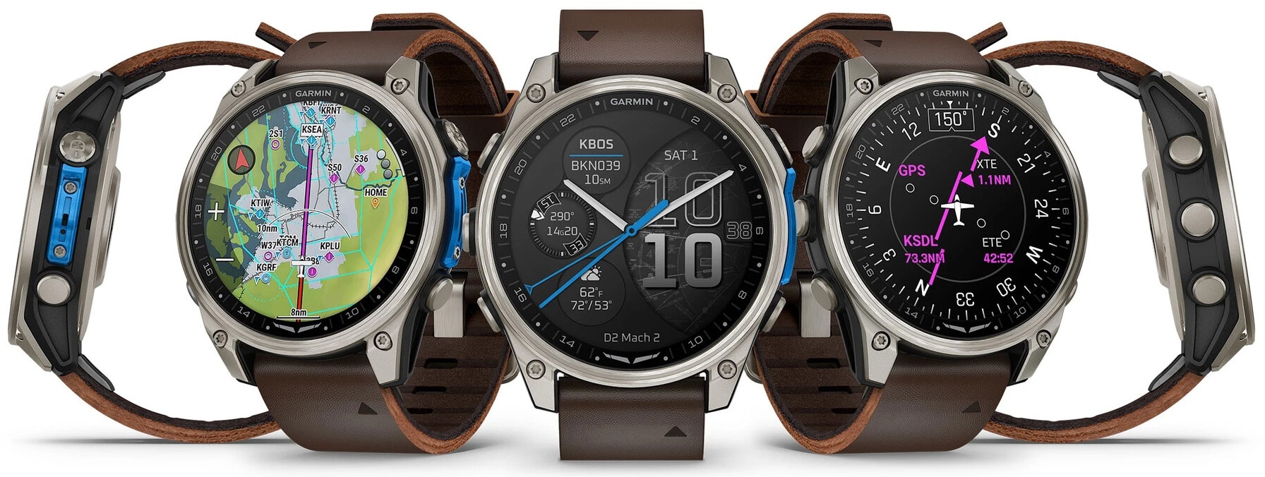 Garmin пусна D2 Mach 2 – флагмански премиум смарт часовник с подробни цветни карти и фенерче на цена от 50