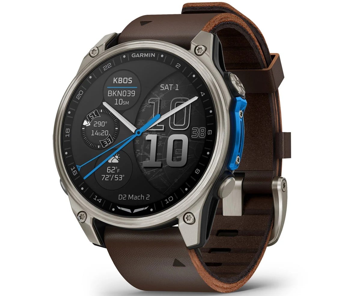 Garmin пусна D2 Mach 2 – флагмански премиум смарт часовник с подробни цветни карти и фенерче на цена от 50
