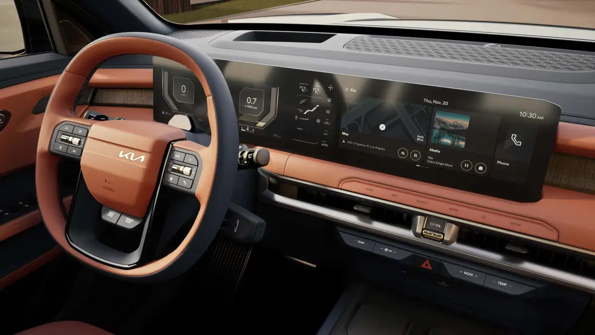 Новият Kia Telluride има доста противоречив външен вид: снимки
