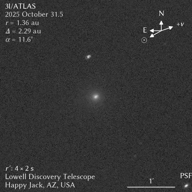 Междузвезден хамелеон: кометата 3I/ATLAS изглежда отново е променила цвета си