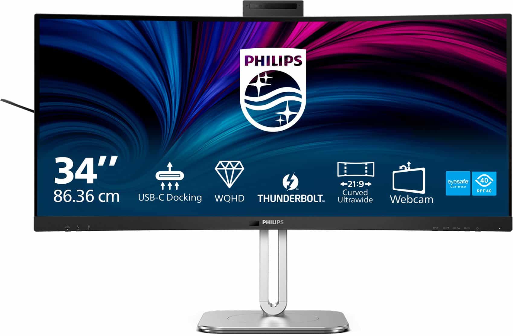 Philips 34B2U6603CH: Ултраширокият Thunderbolt 4 звяр, който превръща бюрото ви в професионално студио