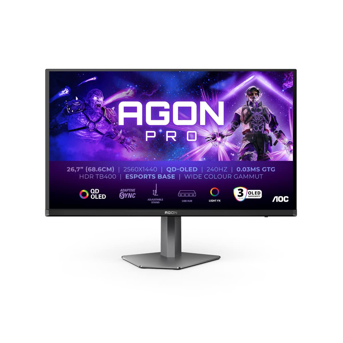 AGON by AOC: Геймърската технология OLED предефинира състезателната производителност и визуалното превъзходство
