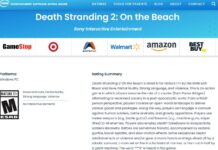 Сайтът на ESRB потвърди появата на Death Stranding 2 за персонални компютри