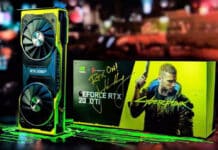 Nvidia разиграва супер рядката GeForce RTX 2080 Ti Cyberpunk 2077 Edition с автограф от Хуанг за годишнината на играта