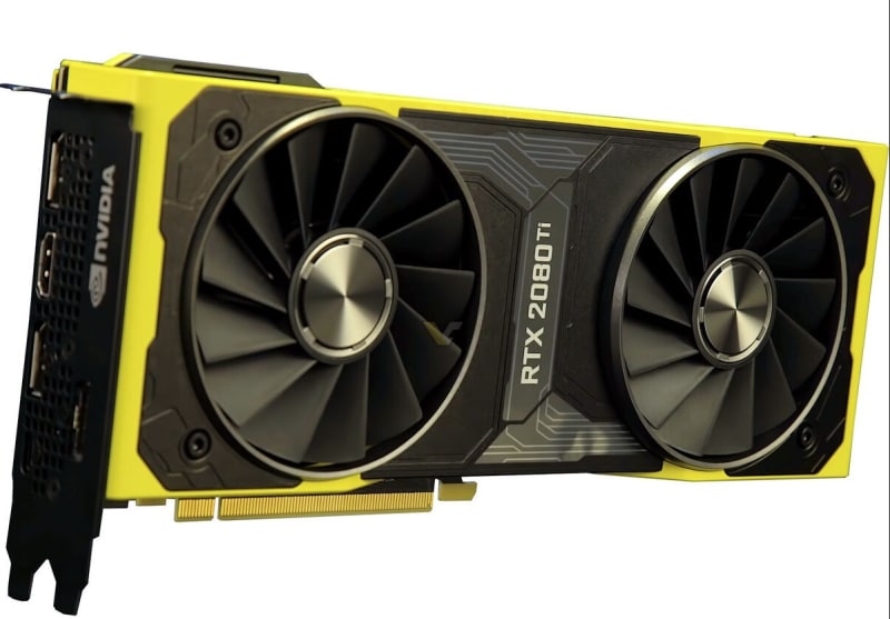 Nvidia разиграва супер рядката GeForce RTX 2080 Ti Cyberpunk 2077 Edition с автограф от Хуанг за годишнината на играта