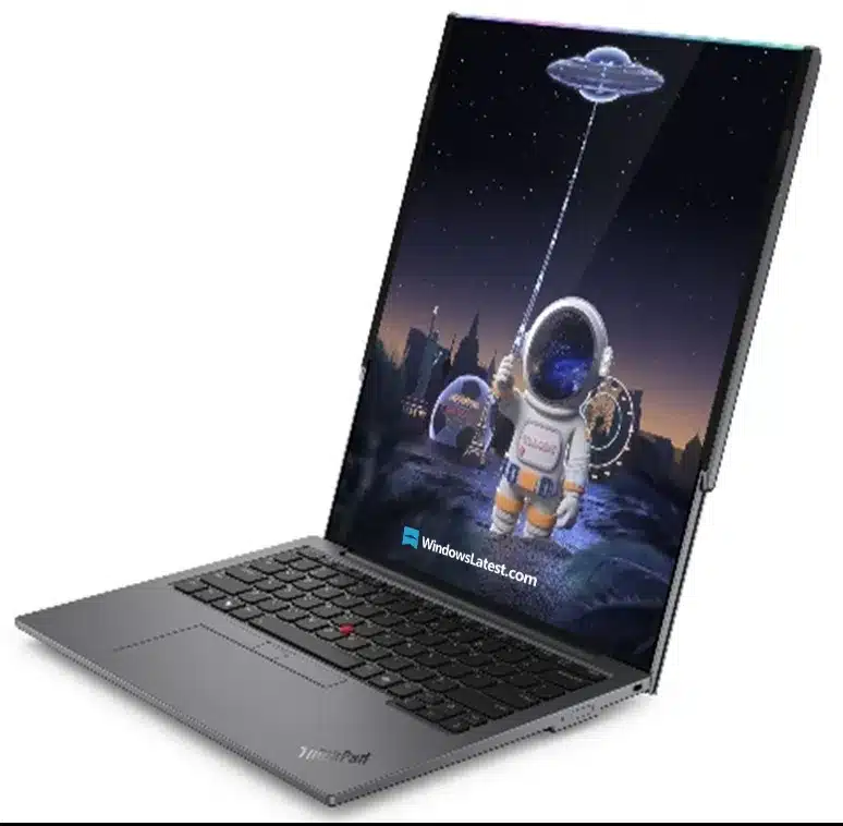Lenovo ще покаже на CES 2026 ноутбука ThinkPad Rollable XD Concept с вертикално въртящ се OLED-дисплей