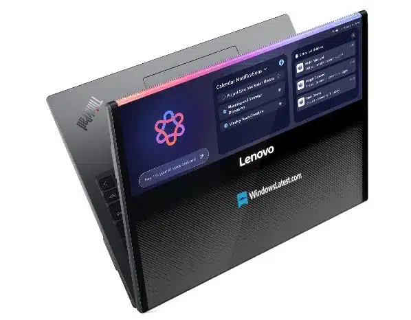 Lenovo ще покаже на CES 2026 ноутбука ThinkPad Rollable XD Concept с вертикално въртящ се OLED-дисплей