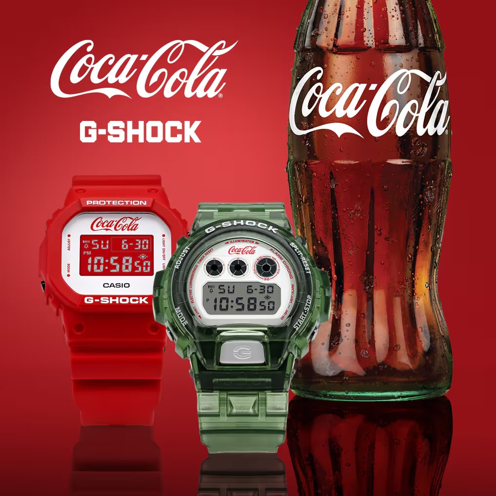 Casio разработва съвместно с Coca‑Cola нов часовник G‑Shock, който ще излезе през 2026 година