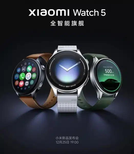Xiaomi готви силен финал на годината: Watch 5 с революционен EMG сензор и новите Buds 6 дебютират на 25 декември