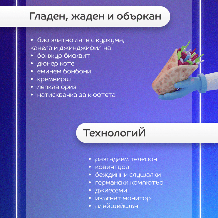 „Живо роботче“, „лабилни еднорози“ и „батут за подчинение“: какво търсиха да купят българите тази година