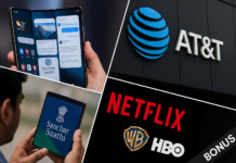 Седмицата в три новини: сгъваемото чудо на Samsung, политическият трус в AT&T и обратът в Индия — с бонус мегасделката на Netflix